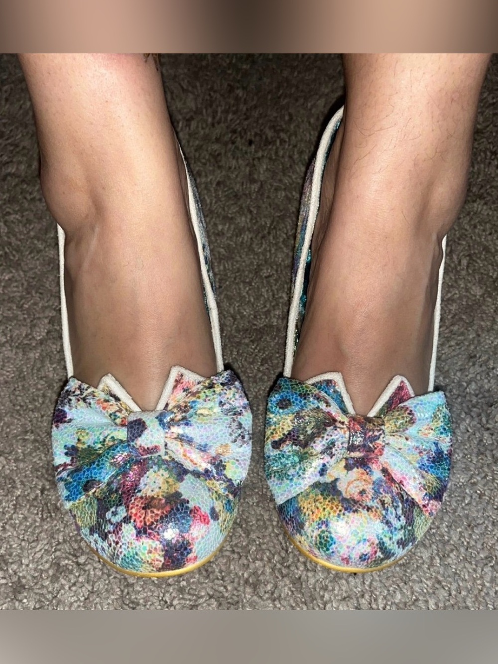 Irregular Choice Multicolor Floral  “Nick of Time” 8/39